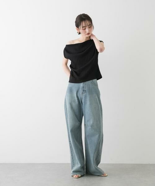 SENSE OF PLACE by URBAN RESEARCH / センスオブプレイス バイ アーバンリサーチ Tシャツ | ランダムリブワンショルダーカットトップ | 詳細27