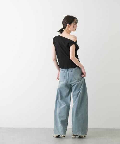 SENSE OF PLACE by URBAN RESEARCH / センスオブプレイス バイ アーバンリサーチ Tシャツ | ランダムリブワンショルダーカットトップ | 詳細28