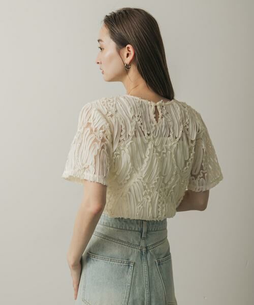 SENSE OF PLACE by URBAN RESEARCH / センスオブプレイス バイ アーバンリサーチ シャツ・ブラウス | コードシシュウトップ(半袖) | 詳細3