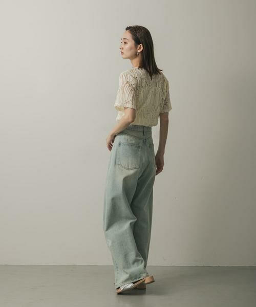 SENSE OF PLACE by URBAN RESEARCH / センスオブプレイス バイ アーバンリサーチ シャツ・ブラウス | コードシシュウトップ(半袖) | 詳細5