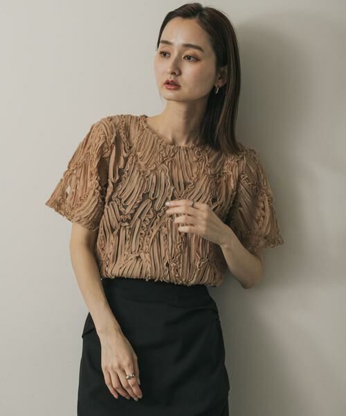 SENSE OF PLACE by URBAN RESEARCH / センスオブプレイス バイ アーバンリサーチ シャツ・ブラウス | コードシシュウトップ(半袖) | 詳細15