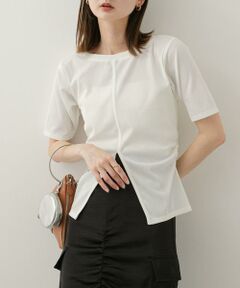 SENSE OF PLACE by URBAN RESEARCH / センスオブプレイス バイ アーバンリサーチ Tシャツ | 2WAYウエストギャザーリブトップ