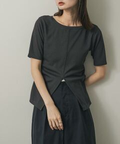 SENSE OF PLACE by URBAN RESEARCH / センスオブプレイス バイ アーバンリサーチ Tシャツ | 2WAYウエストギャザーリブトップ