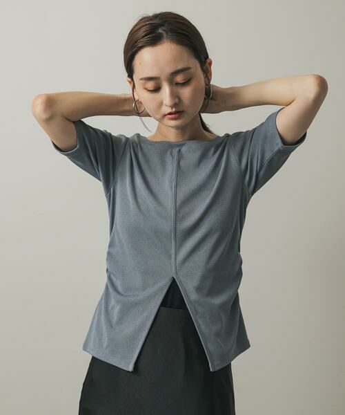 SENSE OF PLACE by URBAN RESEARCH / センスオブプレイス バイ アーバンリサーチ Tシャツ | 2WAYウエストギャザーリブトップ | 詳細1