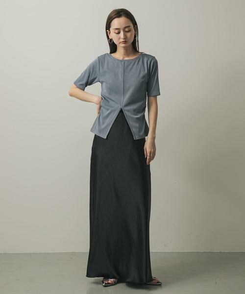 SENSE OF PLACE by URBAN RESEARCH / センスオブプレイス バイ アーバンリサーチ Tシャツ | 2WAYウエストギャザーリブトップ | 詳細2