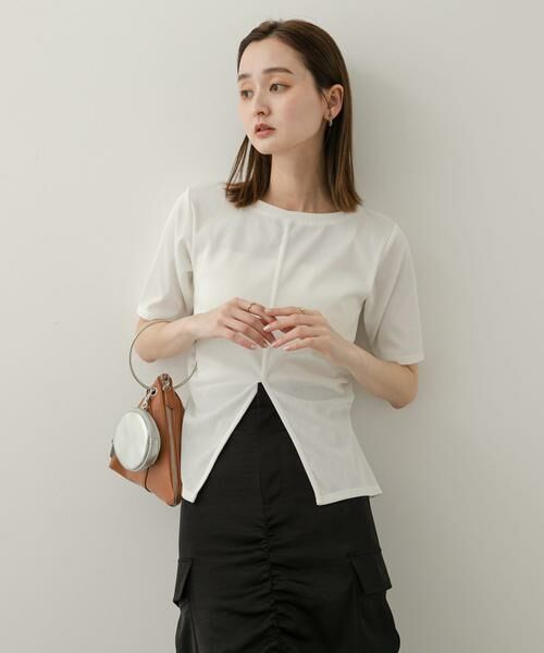 SENSE OF PLACE by URBAN RESEARCH / センスオブプレイス バイ アーバンリサーチ Tシャツ | 2WAYウエストギャザーリブトップ | 詳細16