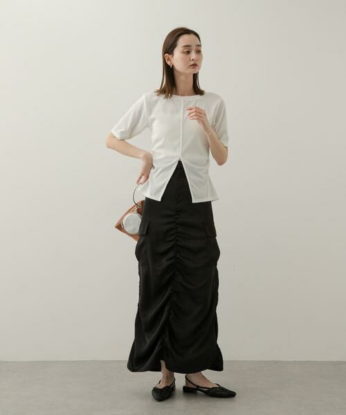 SENSE OF PLACE by URBAN RESEARCH / センスオブプレイス バイ アーバンリサーチ Tシャツ | 2WAYウエストギャザーリブトップ | 詳細18