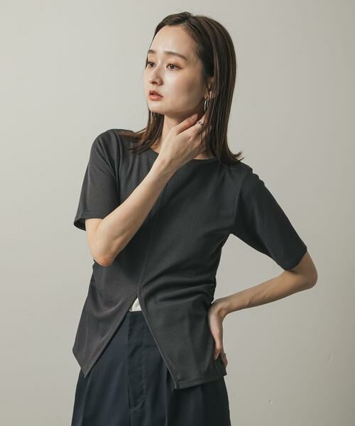 SENSE OF PLACE by URBAN RESEARCH / センスオブプレイス バイ アーバンリサーチ Tシャツ | 2WAYウエストギャザーリブトップ | 詳細23