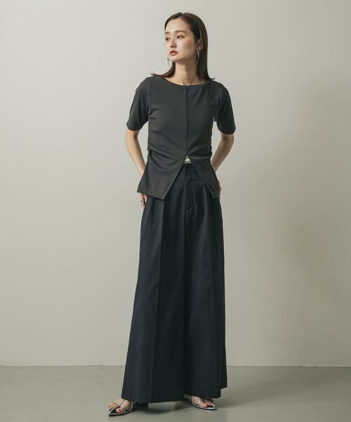 SENSE OF PLACE by URBAN RESEARCH / センスオブプレイス バイ アーバンリサーチ Tシャツ | 2WAYウエストギャザーリブトップ | 詳細25