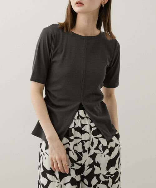 SENSE OF PLACE by URBAN RESEARCH / センスオブプレイス バイ アーバンリサーチ Tシャツ | 2WAYウエストギャザーリブトップ | 詳細26