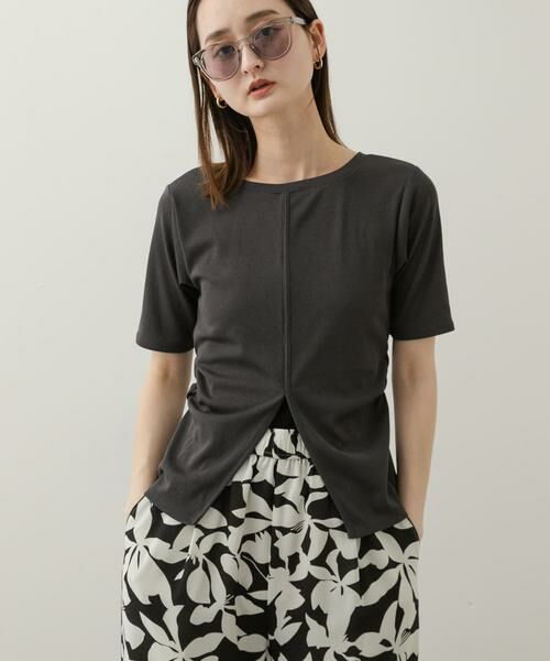 SENSE OF PLACE by URBAN RESEARCH / センスオブプレイス バイ アーバンリサーチ Tシャツ | 2WAYウエストギャザーリブトップ | 詳細27