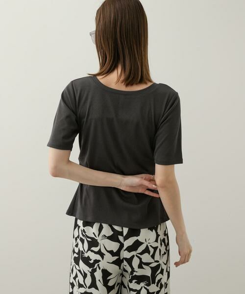 SENSE OF PLACE by URBAN RESEARCH / センスオブプレイス バイ アーバンリサーチ Tシャツ | 2WAYウエストギャザーリブトップ | 詳細28