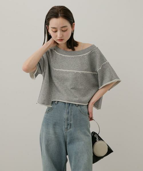 SENSE OF PLACE by URBAN RESEARCH / センスオブプレイス バイ アーバンリサーチ Tシャツ | パッチワーククロップドトップ | 詳細2