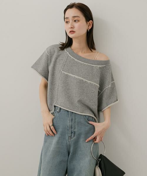 SENSE OF PLACE by URBAN RESEARCH / センスオブプレイス バイ アーバンリサーチ Tシャツ | パッチワーククロップドトップ | 詳細3