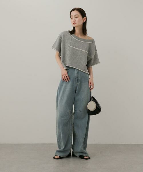 SENSE OF PLACE by URBAN RESEARCH / センスオブプレイス バイ アーバンリサーチ Tシャツ | パッチワーククロップドトップ | 詳細5