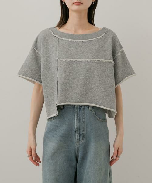 SENSE OF PLACE by URBAN RESEARCH / センスオブプレイス バイ アーバンリサーチ Tシャツ | パッチワーククロップドトップ | 詳細7