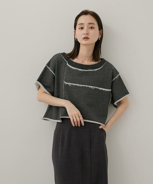 SENSE OF PLACE by URBAN RESEARCH / センスオブプレイス バイ アーバンリサーチ Tシャツ | パッチワーククロップドトップ | 詳細12