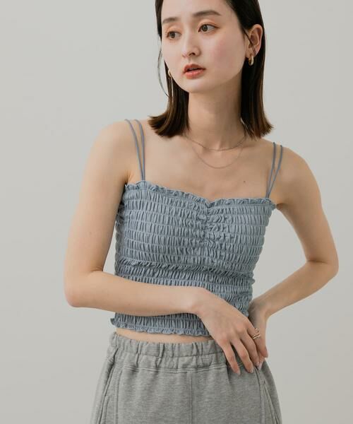 SENSE OF PLACE by URBAN RESEARCH / センスオブプレイス バイ アーバンリサーチ キャミソール・チューブトップ | ラメシャーリングカップツキキャミソール | 詳細1