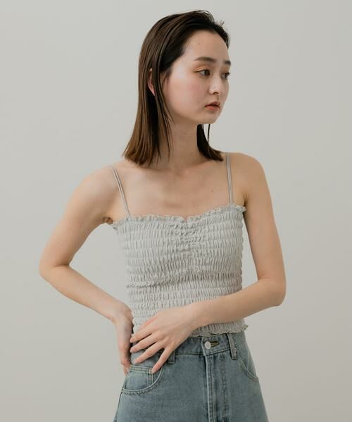 SENSE OF PLACE by URBAN RESEARCH / センスオブプレイス バイ アーバンリサーチ キャミソール・チューブトップ | ラメシャーリングカップツキキャミソール | 詳細26