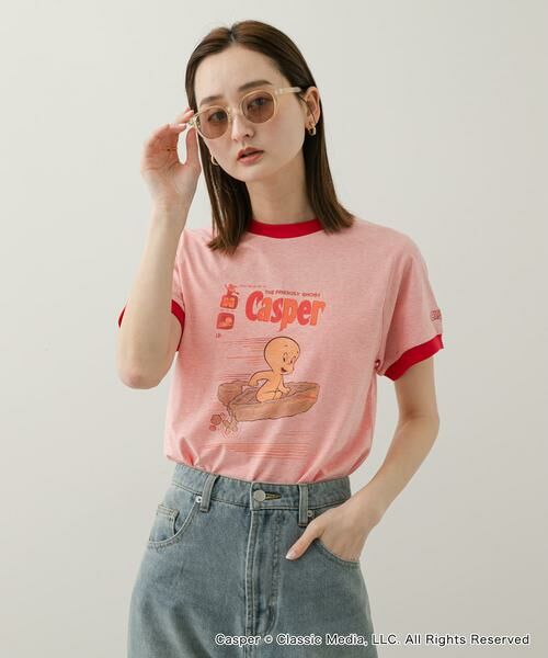 SENSE OF PLACE by URBAN RESEARCH / センスオブプレイス バイ アーバンリサーチ Tシャツ | 『別注』Casper×SENSE OF PLACE/リンガーTシャツ | 詳細1