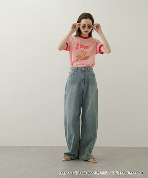 SENSE OF PLACE by URBAN RESEARCH / センスオブプレイス バイ アーバンリサーチ Tシャツ | 『別注』Casper×SENSE OF PLACE/リンガーTシャツ | 詳細5