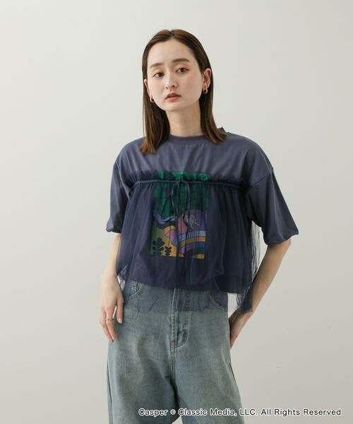 SENSE OF PLACE by URBAN RESEARCH / センスオブプレイス バイ アーバンリサーチ Tシャツ | 『別注』Casper×SENSE OF PLACE/ドッキングTシャツ | 詳細1
