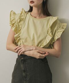 SENSE OF PLACE by URBAN RESEARCH / センスオブプレイス バイ アーバンリサーチ Tシャツ | ギャザーフリルトップ