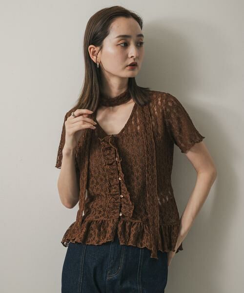 SENSE OF PLACE by URBAN RESEARCH / センスオブプレイス バイ アーバンリサーチ シャツ・ブラウス | チョーカーレーストップ | 詳細1