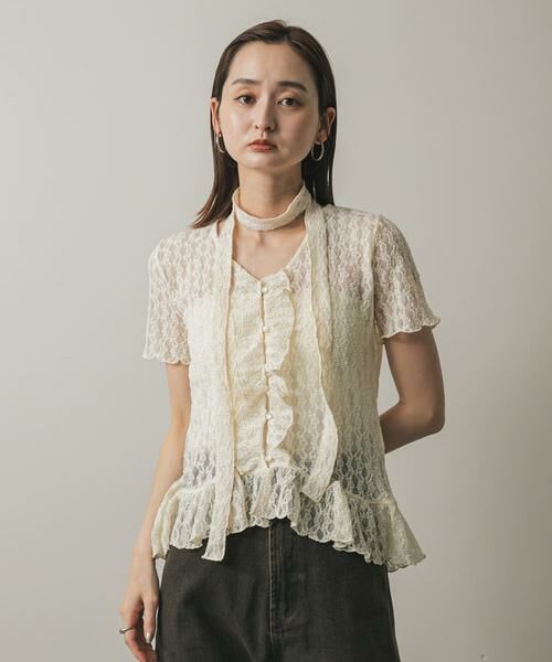 SENSE OF PLACE by URBAN RESEARCH / センスオブプレイス バイ アーバンリサーチ シャツ・ブラウス | チョーカーレーストップ | 詳細11