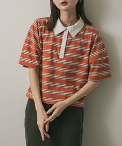 SENSE OF PLACE by URBAN RESEARCH / センスオブプレイス バイ アーバンリサーチ ポロシャツ | マルチボーダーカットポロシャツ