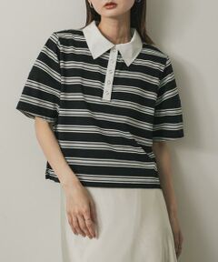 SENSE OF PLACE by URBAN RESEARCH / センスオブプレイス バイ アーバンリサーチ ポロシャツ | マルチボーダーカットポロシャツ