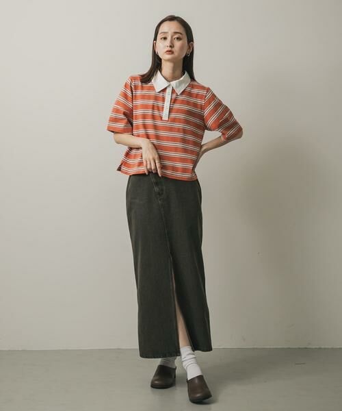 SENSE OF PLACE by URBAN RESEARCH / センスオブプレイス バイ アーバンリサーチ ポロシャツ | マルチボーダーカットポロシャツ | 詳細3