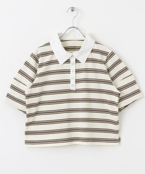 SENSE OF PLACE by URBAN RESEARCH / センスオブプレイス バイ アーバンリサーチ ポロシャツ | マルチボーダーカットポロシャツ | 詳細15