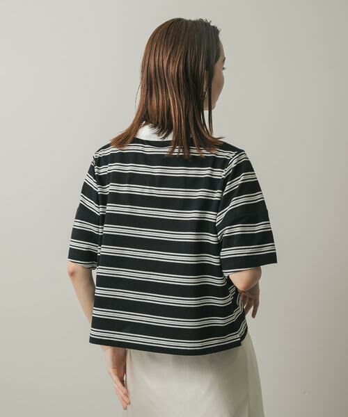 SENSE OF PLACE by URBAN RESEARCH / センスオブプレイス バイ アーバンリサーチ ポロシャツ | マルチボーダーカットポロシャツ | 詳細18