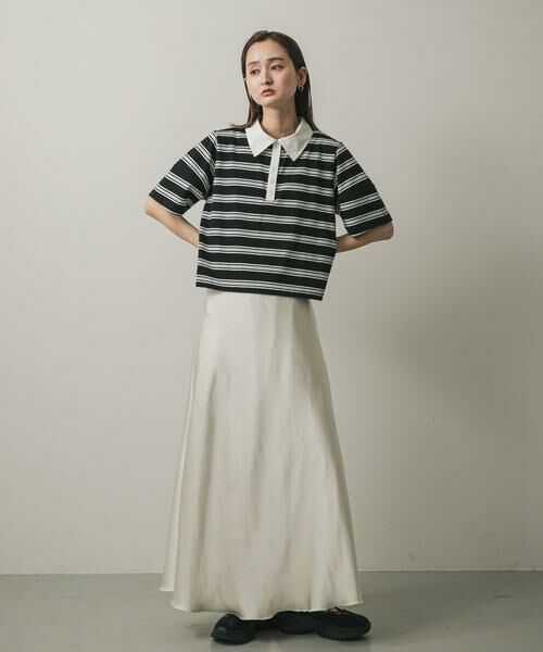 SENSE OF PLACE by URBAN RESEARCH / センスオブプレイス バイ アーバンリサーチ ポロシャツ | マルチボーダーカットポロシャツ | 詳細19