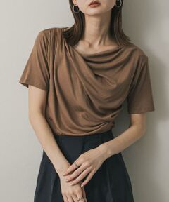 SENSE OF PLACE by URBAN RESEARCH / センスオブプレイス バイ アーバンリサーチ Tシャツ | アシメドレープトップ(半袖)