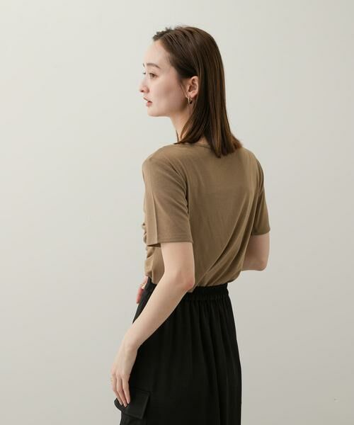 SENSE OF PLACE by URBAN RESEARCH / センスオブプレイス バイ アーバンリサーチ Tシャツ | アシメドレープトップ(半袖) | 詳細6