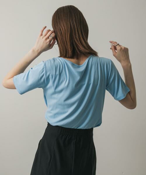 SENSE OF PLACE by URBAN RESEARCH / センスオブプレイス バイ アーバンリサーチ Tシャツ | アシメドレープトップ(半袖) | 詳細11