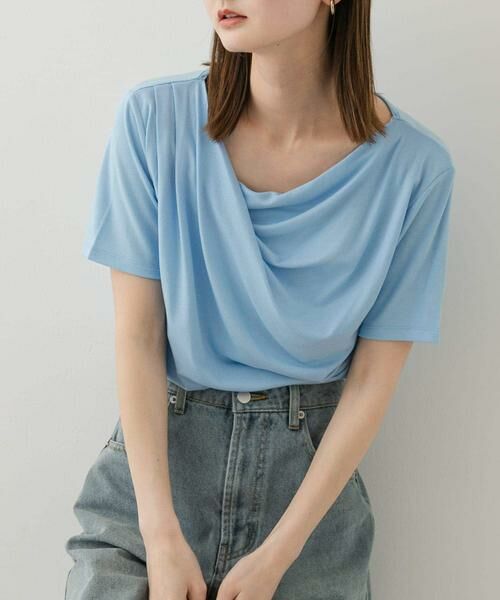 SENSE OF PLACE by URBAN RESEARCH / センスオブプレイス バイ アーバンリサーチ Tシャツ | アシメドレープトップ(半袖) | 詳細13