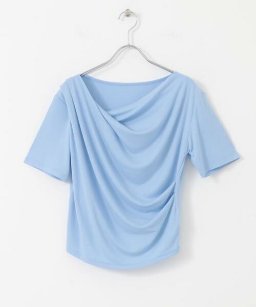 SENSE OF PLACE by URBAN RESEARCH / センスオブプレイス バイ アーバンリサーチ Tシャツ | アシメドレープトップ(半袖) | 詳細17