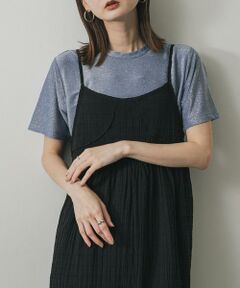 SENSE OF PLACE by URBAN RESEARCH / センスオブプレイス バイ アーバンリサーチ Tシャツ | クルーネックラメTシャツ(半袖)