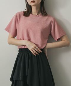 SENSE OF PLACE by URBAN RESEARCH / センスオブプレイス バイ アーバンリサーチ Tシャツ | クルーネックラメTシャツ(半袖)