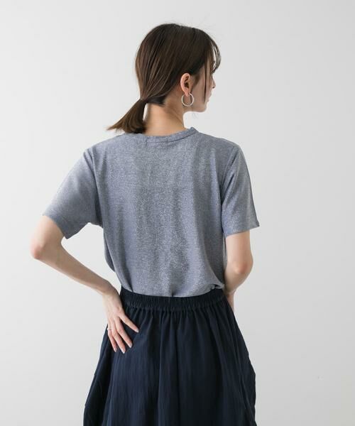 SENSE OF PLACE by URBAN RESEARCH / センスオブプレイス バイ アーバンリサーチ Tシャツ | クルーネックラメTシャツ(半袖) | 詳細6