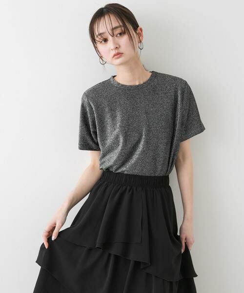 SENSE OF PLACE by URBAN RESEARCH / センスオブプレイス バイ アーバンリサーチ Tシャツ | クルーネックラメTシャツ(半袖) | 詳細27