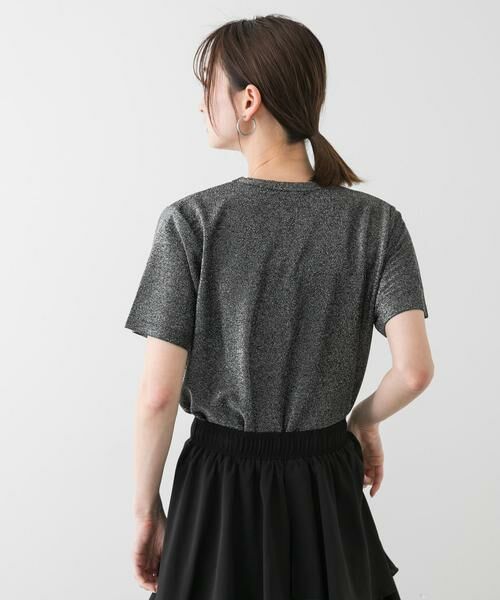 SENSE OF PLACE by URBAN RESEARCH / センスオブプレイス バイ アーバンリサーチ Tシャツ | クルーネックラメTシャツ(半袖) | 詳細28