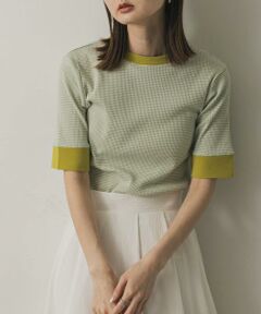 SENSE OF PLACE by URBAN RESEARCH / センスオブプレイス バイ アーバンリサーチ Tシャツ | 『一部WEB限定カラー』クルーネックリンガーボーダーTシャツ(5分袖)