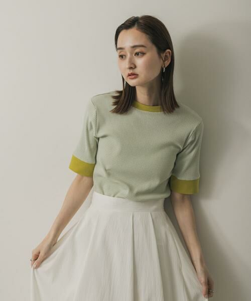 SENSE OF PLACE by URBAN RESEARCH / センスオブプレイス バイ アーバンリサーチ Tシャツ | 『一部WEB限定カラー』クルーネックリンガーボーダーTシャツ(5分袖) | 詳細13