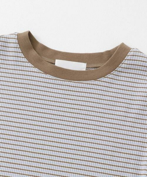 SENSE OF PLACE by URBAN RESEARCH / センスオブプレイス バイ アーバンリサーチ Tシャツ | 『一部WEB限定カラー』クルーネックリンガーボーダーTシャツ(5分袖) | 詳細23