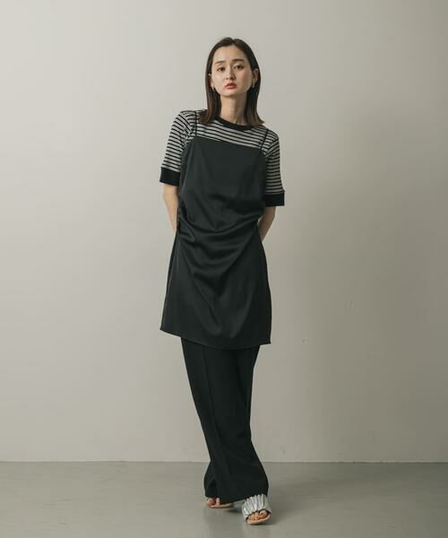 SENSE OF PLACE by URBAN RESEARCH / センスオブプレイス バイ アーバンリサーチ Tシャツ | 『一部WEB限定カラー』クルーネックリンガーボーダーTシャツ(5分袖) | 詳細30