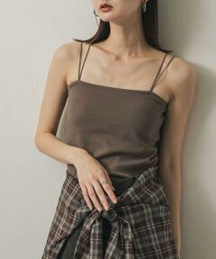 SENSE OF PLACE by URBAN RESEARCH / センスオブプレイス バイ アーバンリサーチ キャミソール・チューブトップ | 『一部WEB限定カラー』ダブルストラップカップツキキャミソール